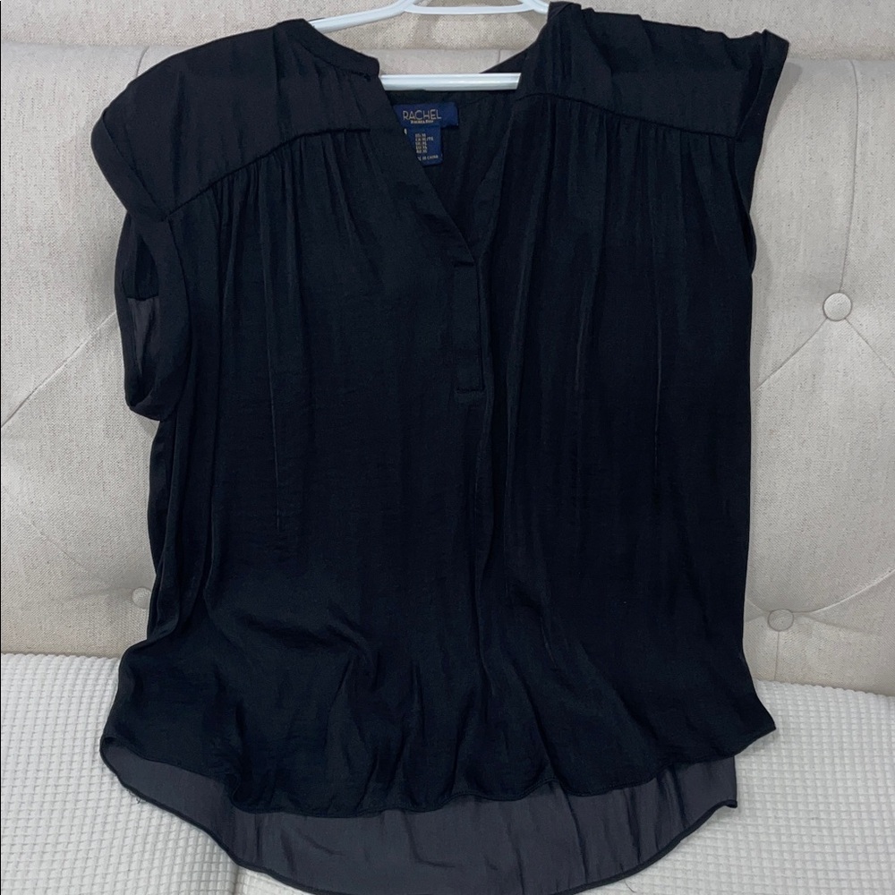 Rachel Zoe Classic Black Blouse